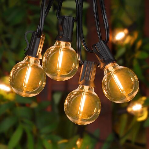 مصابيح إضاءة بديلة Mlambert G40 LED لأضواء السلسلة، مصابيح مقاومة للكسر بقاعدة E12 قابلة للتعتيم، 1 وات تساوي 5 وات، أبيض محايد 4000 ك، 25 حزمة، وليست شمسية in Kuwait