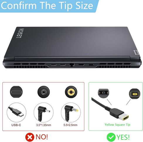 230W Legion Charger for Lenovo Legion 5 7 5P C7 S7 Y540 Y545 Y740 Y730 Y900 Y910 Y7000 Y7000P R7000P ADL230SCC3A 20V 11.5A Gaming Laptop Power Adapter in Saudi Arabia