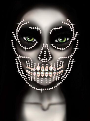 Leg Avenue Women's Halloween Adhesive Face Jewels Sticker in Saudi Arabia