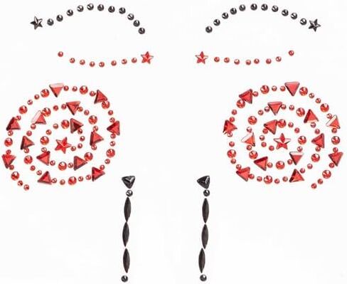 Leg Avenue Women's Halloween Adhesive Face Jewels Sticker in Saudi Arabia