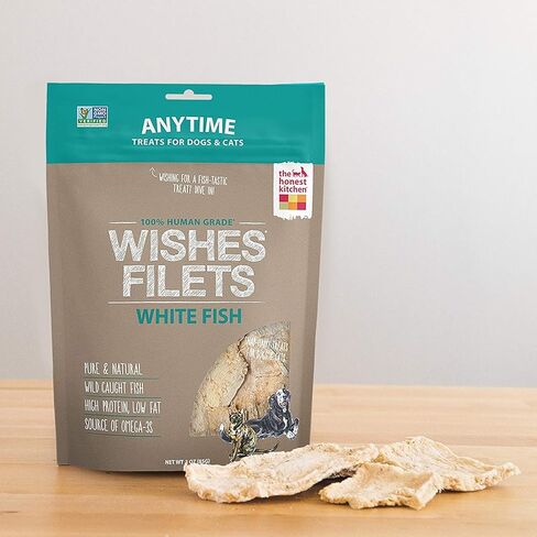 Honest Kitchen The Wishes: شرائح سمك مجففة طبيعية من الدرجة البشرية، مكافآت للكلاب/القطط، 6 أونصة 2 in Kuwait