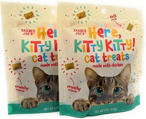 Here Kitty Kitty Cat Treats by Trader Joes 5 oz (142g) - Pack of 2 in Saudi Arabia