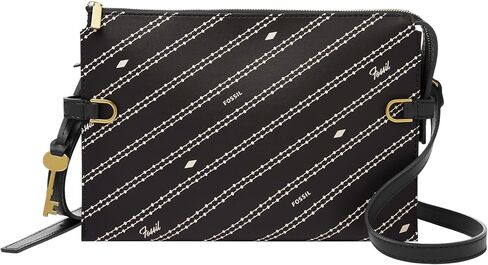 Fossil Women's Kier Vegan Cactus Crossbody Purse Handbag for Women in Saudi Arabia