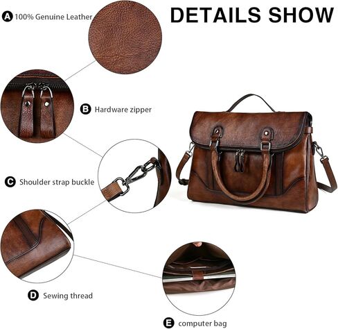 حقيبة يد نسائية من الجلد، حقيبة كروس بمقبض علوي، حقيبة ساعي بريد نسائية بسعة كبيرة in Kuwait