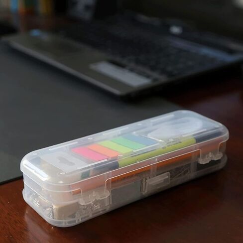 مجموعة لوازم مكتبية محمولة مكونة من 136 قطعة مع منظم مكتب ومجموعة أدوات مكتبية تتضمن أقلامًا ومقصًا ومشابك ورقية وممحاة ومسطرة in Kuwait