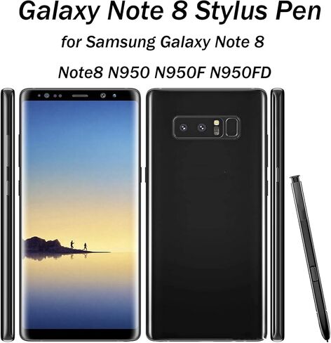 Galaxy Note 8 Stylus Pen for Samsung Galaxy Note 8 Note8 N950 N950F N950FD S Pen Replacement Galaxy Note 8 S Pen withoutBluetooth (Black) in Saudi Arabia