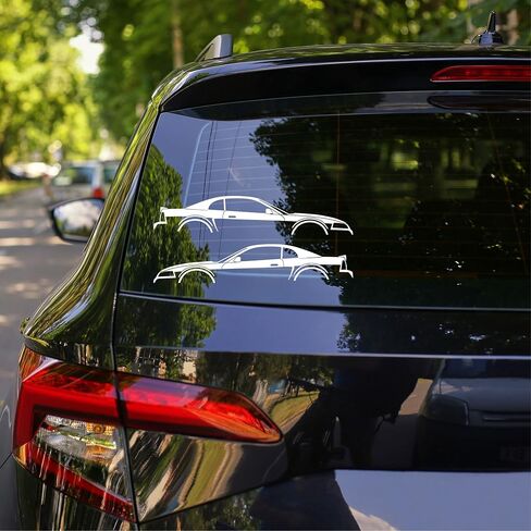 2X Car Silhouette Decal Stickers for Ford Mustang GT 1999-2004 New Edge in Saudi Arabia
