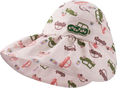قبعة شمس للأطفال بعامل حماية من الأشعة فوق البنفسجية 50+ للحماية من أشعة الشمس فوق البنفسجية قابلة للطي للأطفال الصغار للأولاد والبنات من عمر 6M-5Y in Kuwait