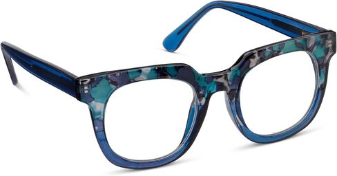 Peepers by PeeperSpecs Oprah's Favorite Women's Showbiz Oversized Blue Light Blocking Reading Glasses - Marine Quartz/Blue +1.75 in Saudi Arabia