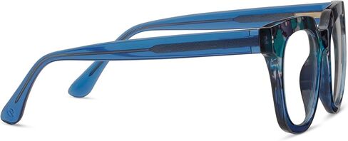 Peepers by PeeperSpecs Oprah's Favorite Women's Showbiz Oversized Blue Light Blocking Reading Glasses - Marine Quartz/Blue +1.75 in Saudi Arabia