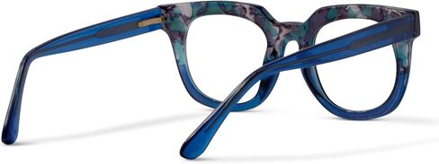Peepers by PeeperSpecs Oprah's Favorite Women's Showbiz Oversized Blue Light Blocking Reading Glasses - Marine Quartz/Blue +1.75 in Saudi Arabia