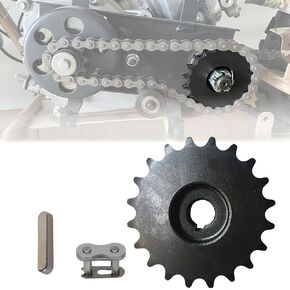 420 Chain 20 Tooth Sprocket on Jackshaft for Coleman CT200U Trail, CT200U-ex, BT200X Mini Bike,Axis M200,Baja MB165,MB200