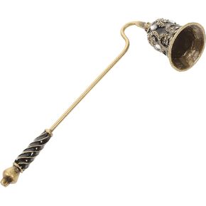 ARTIBETTER Candle Wick Snuffer Vintage Candle Snuffer Candles for Home Scented Tea Light Candles Snuffer Candle Flame Snuffer Bell Candle Snuffer Matches in a Jar Antique Metal Portable