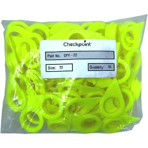 Haltec Checkpoint 100 - Yellow 22 mm Loose Lug Nut Indicator Wheel Nut Check Indicators for Commercial Trucks