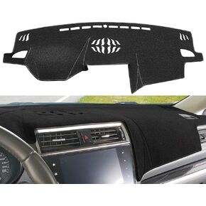 Yiz Dashboard Cover Dash Cover Mat Pad Custom Fit for Subaru Outback Legacy 2015 2016 2017 2018 2019 (15-19 Black) Z06