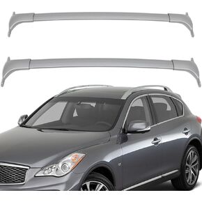 OCPTY Roof Rack Cross Bars Fit for Infiniti EX QX50 2010 2011 2012 2013 2014 2015 2016 2017 2018 Luggage Racks Rooftop Cargo Carrier Bag Luggage Kayak Canoe Bike Snowboard Skiboard