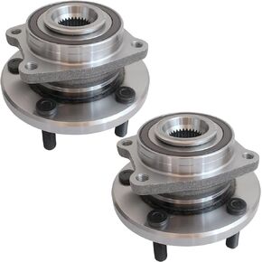 PAROD Pair 513263 Front Wheel Bearing Hub Assembly Compatible with 11-14 Chrysler 200, 07-10 Chrysler Sebring, 07-10 Chrysler Cirrus, 08-14 Dodge Avenger 5 Lugs (ABS Encoder)