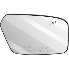 SCITOO Replacement Mirror Glass Passenger Side Fit Compatible with 2006-2010 for Ford Fusion 2006-2010 for Mercury Milan 2007-2010 for Lincoln MKZ 2006 for Lincoln Zephyr Heated