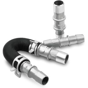626-001 Upgrade Aluminum Engine Heater Core Bypass Kit with 5/8" 3/4" Hose Universal Fit for Most Common Heater Hoses