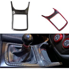 Shift Cover Cap (Manual Transmission) for Subaru WRX 2011-2014 Sedan Hatchback I 3K Real Dry Carbon Fiber with U-Resistant Clear Coating