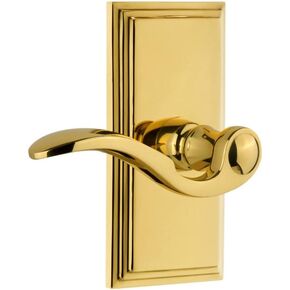 دمية مزدوجة ذات لوحة طويلة من Grandeur Hardware مع رافعة بيلاجيو من النحاس المصقول in Kuwait