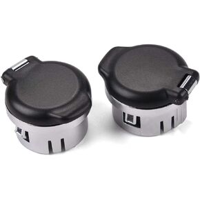 Dash Power Outlet Cover Compatible with Silverado Sierra Tahoe 2007 2008 2009 2010 2011 2012 2013 20983936 25793816