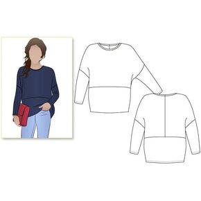 Style Arc Sewing Pattern - Sunny Knit Top (Sizes 04-16)