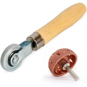 Tire Patch Rollers and Tungsten Buffing Wheels, Tire Repair Tool, Repair Patch Tyre Roller Tool and Universal Thread Rubber Grinding Tool for Car Motorcycle Bike