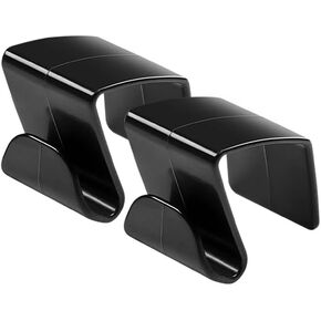 Custom Fit for Glove Box Hooks 2020-2023 Tesla Model Y & 2017-2023 Model 3 Accessories Glove Box Organizer Bag Holder Storage Hanger Clip ABS Material Black 2PCS in Kuwait