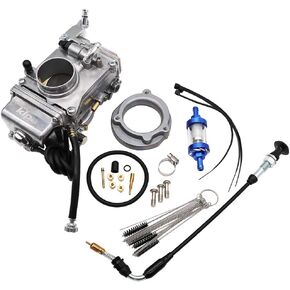 KIPA Carburetor For Mikuni HSR42 HSR 42mm Fit Evo Evolution Twin Cam Glide Dyna Super Wide Lower Rider Disc Glide Fatboy Heritage Softail Night Train Road King