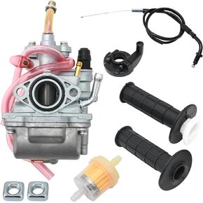5HN-14101-00-00 Carburetor Replacement for Yamaha TTR90 2000-2003 TTR90E 2003-2006, 5HN-14101-10-00 Carb With Handle Grip