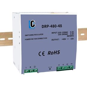 48V Power Supply;Input:100-120 or 200-240 ;Output 48 Volt;DRP48048