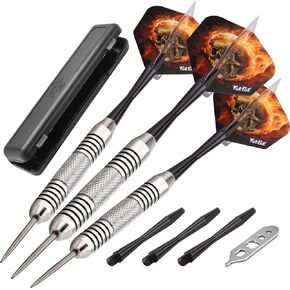 Fat Cat Blazer Steel Tip Darts with Storage/Travel Case, 23 Grams