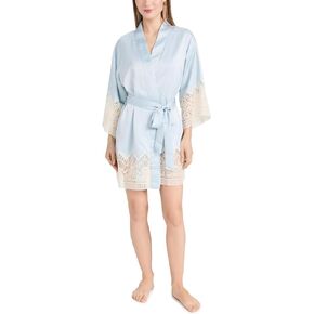 Women's Genevive Kimono with Lace