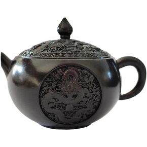 2 inch Teapot Shape Incense Burner, Mini Vintage Cone Charcoal Incense Burner, Cone Incense Holder for Stick, Coil and Cone Incense