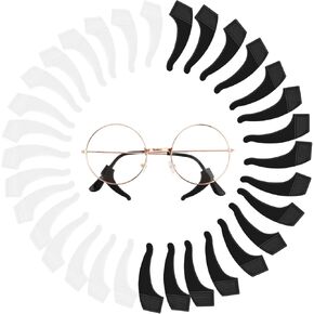 16 Pairs Eyeglass Anti-slip Silicone Ear Clip Soft Comfortable Elastic Ear Hook Retainer Grippers Stirp Glasses Temple Tips Sleeve Accessories Sport Reading Eyeglass Sunglasses Tightening Kit in Saudi Arabia