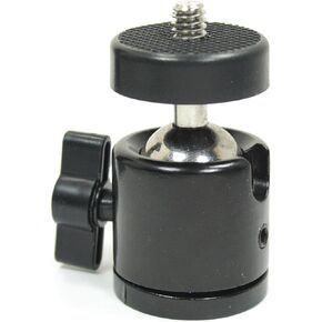 Livestream® Gear - 1/4"-20 Ball Head for use with DLSR Camera or Tripod. Easily Attach a Phone Mount, Flash, Trigger, or Diffuser with This Bracket Swivel. (Ball Head)