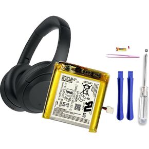 LIS1662HNPC 3.7V 1300mAh Battery Replacement for Sony WH-1000XM3 WH-1000XM4 WH-XB900N WH-H910N WH-CH710N Bluetooth Wireless Noise canceling Stereo Headset SM-03 SP 624038+ Tools