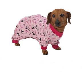 I Love Paris Pjs, Pink Multi, XS