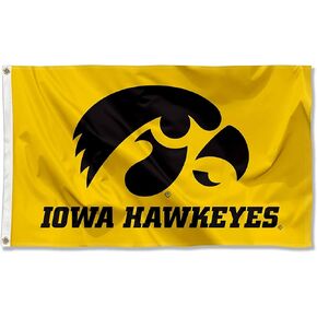 Iowa University Large Gold College Flag