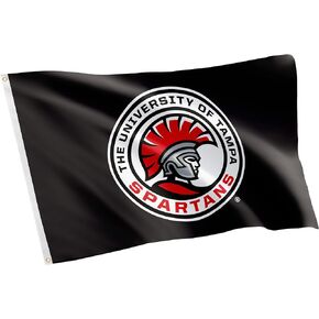 Desert Cactus University of Tampa Flag Spartans Banners 100% Polyester Indoor Outdoor 3x5 (Style 2)