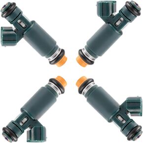 Fuel Injectors ECCPP 4pcs High Performance 12 Holes Fuel Injector Kits 195500-4390 fit for 2002 2003 2004 2005 2006 for Nissan Altima 2.5L,2002 2003 2004 2005 2006 for Nissan Sentra 2.5L