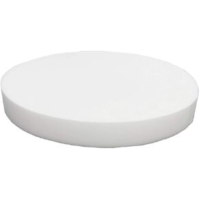 FoamRush 4" x 16" x 16" Diameter Premium Quality High Density Upholstery Foam (Bar Stools, Seat Cushion, Pouf Insert, Patio Round Cushion Replacement) Made in USA