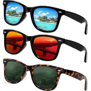 EYEGUARD 3 Pack Bifocal Reading Sunglasses for Men Women Classic Designer Sun Readers Outdoor Reading Glasses