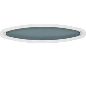 KUAFU Porthole + Outer Ring Boat Compatible with 2004 & 2007 Sea Ray 225 Weekender TOO Boat Port Lite Port Hole Bow Oval Window w/ Outer Ring Tinted+White