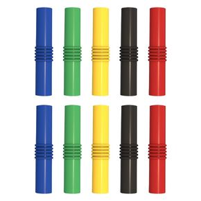 Goupchn Insulated 4mm Banana Female to Female Jack Socket Connector Adapter Coupler for 4mm Banana Extension Electrical Testing