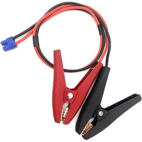 EC3 Jump Starter Cable with Battery Clamps - 12V Replacement Alligator Clips to EC3 Connector Car Jumper Cable for Emergency Portable Car Jump Start Battery Booster Cable 14AWG 50CM Silicone Wire