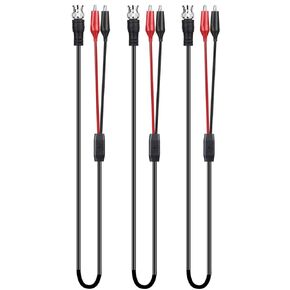 BNC Test Lead Set Oscilloscope Probes Probe Oscilloscope Test BNC to Mini Grabber Test Clips Lead Set 3pcs