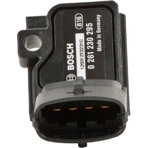 BOSCH 0261230295 OE Boost Pressure/Manifold Absolute Pressure (MAP) Sensor - Compatible With Select Jaguar F-Type, XE, XF, XFR, XJ, XKR; Land Rover Discovery, LR4, Range Rover, Velar; Volvo S60