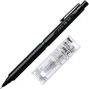 Pentel Mechanical pencil ORENZNERO 0.2mm [PP3002-A] (Japan Import) & Eraser Refill PPE-2(2 piece)